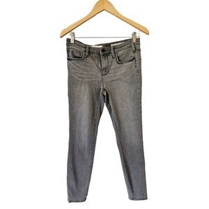 Pilcro and the Letterpress Jeans Gray Mid‎ Rise Skinny Denim 28